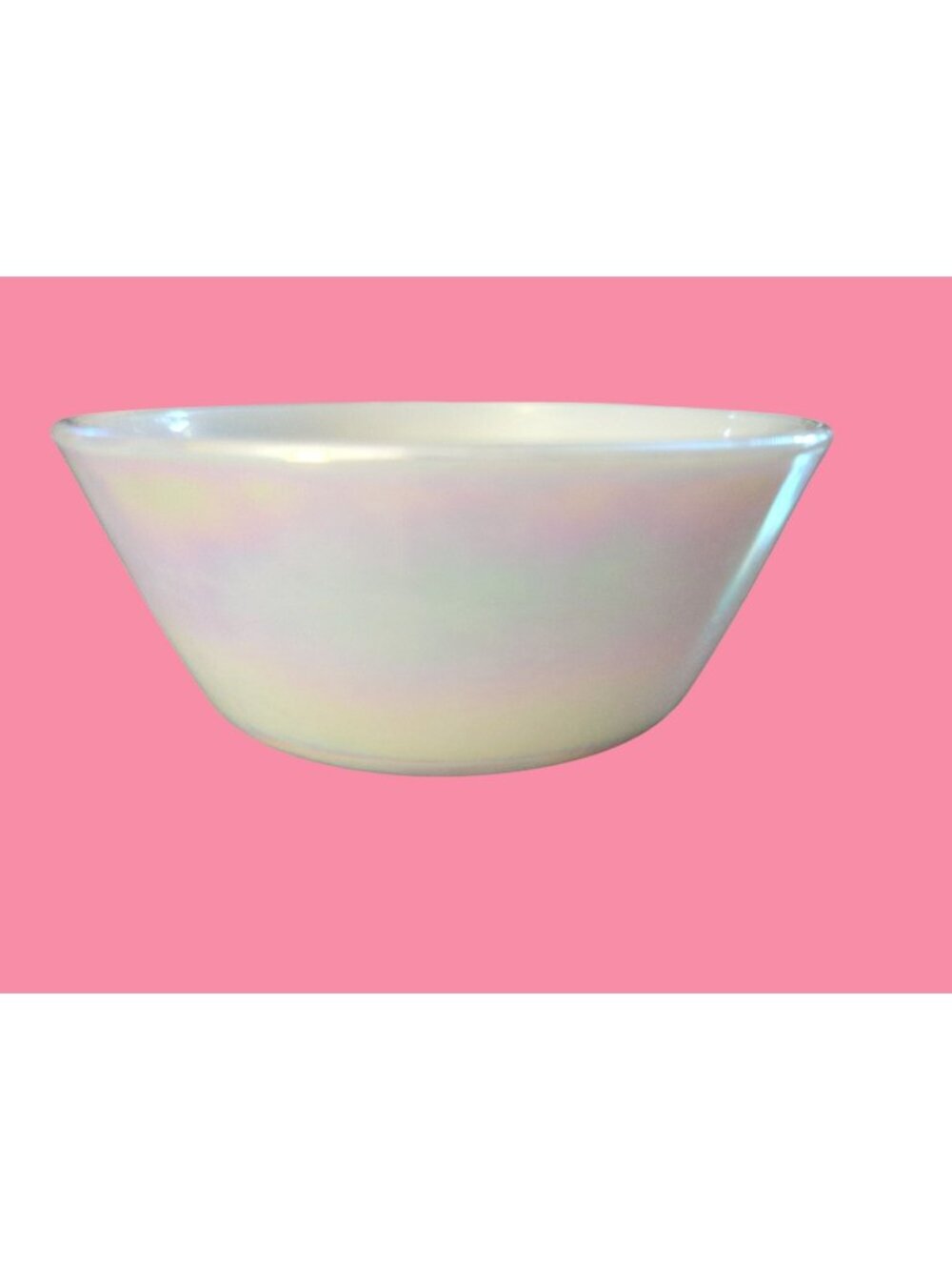 Federal Glass Moonglow Milk Glass Bowl